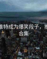 手机上推特成为爆笑段子，推特笑话合集