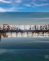 你绝对想不到的暖暖直播视频免费内幕，暖暖直播平台正规吗