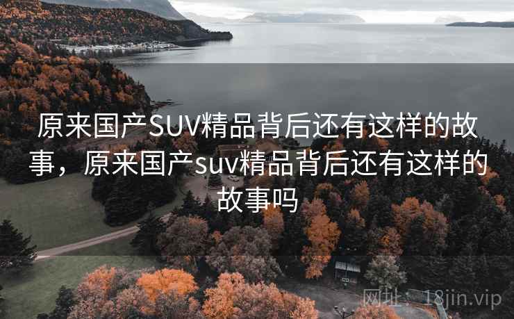 原来国产SUV精品背后还有这样的故事,原来国产suv精品背后还有这样的故事吗 原来国产SUV精品背后还有这样的故事,原来国产suv精品背后还有这样的故事吗